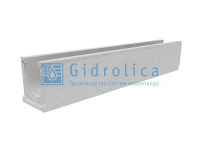 Лоток водоотводный бетонный коробчатый (СО-300мм), KU 100.44(30).49(42,5) - BGU, № 30-0