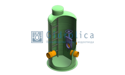 Gidrolica LOS-KK/колодец отбора проб/60/180