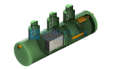 Gidrolica LOS-System 3/пескоотделитель-бензомаслоотделитель-сорбционный фильтр/90