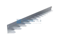 Бордюр Gidrolica Line Steel L-образный из оцинкованной стали 1200х80х45х1,5мм