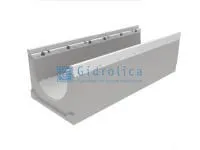 Лоток водоотводный бетонный коробчатый (СО-300мм), с оцинкованной насадкой, с уклоном 0,5% КUу 100.39,9 (30).59(52) - BGZ-V, № 39