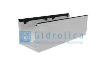 Лоток водоотводный бетонный коробчатый (СО300 мм), с чугунной насадкой, с уклоном 0,5% КUу 100.39,9 (30).31(24) - BGZ-S, № -18 Лоток водоотводный бетонный коробчатый (СО300 мм), с чугунной насадкой, с уклоном 0,5% КUу 100.39,9 (30).31(24) - BGZ-S, № -18