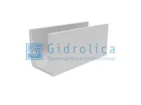 Лоток водоотводный бетонный коробчатый (СО-300мм), с уклоном 0,5%  КUу 100.39,4(30).45(38) - BGU, № 11 Лоток водоотводный бетонный коробчатый (СО-300мм), с уклоном 0,5%  КUу 100.39,4(30).45(38) - BGU, № 11